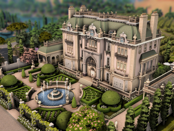 Spring Palace - NO CC by plumbobkingdom