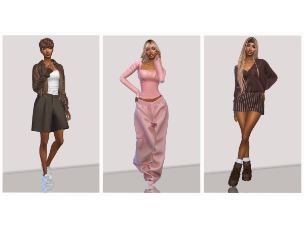 Alpha Lookbook Chic by teenageeaglerunner - The Sims 4 Custom Content