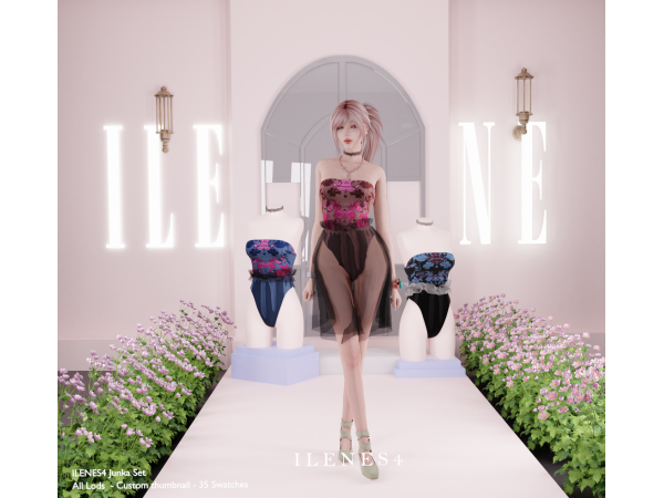 Alpha ILN Junka Set - The Sims 4 Custom Content