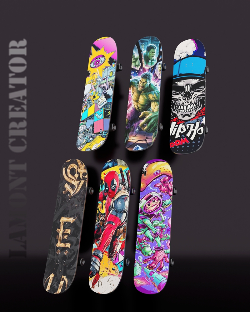 Mix skateboard II by lamontcreatorr - The Sims 4 Custom Content