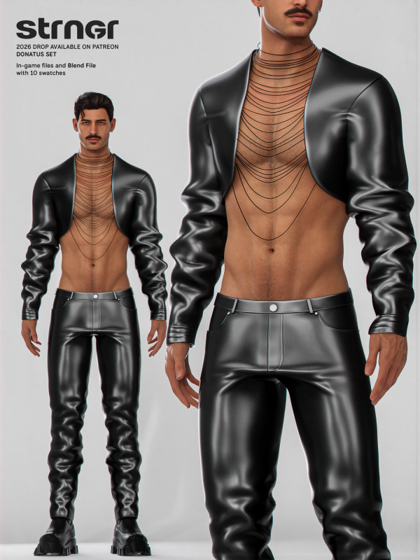 Alpha Donatus Set (Remastered) by stranger - The Sims 4 Custom Content