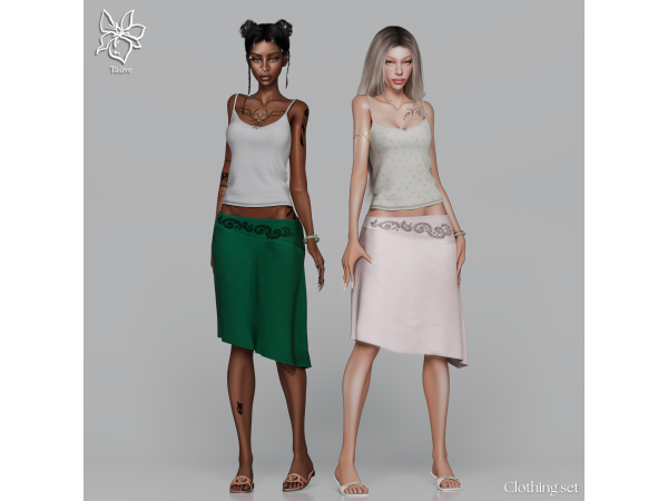 Alpha SOFT HOURS CLOTHING SET by tauve - The Sims 4 Custom Content