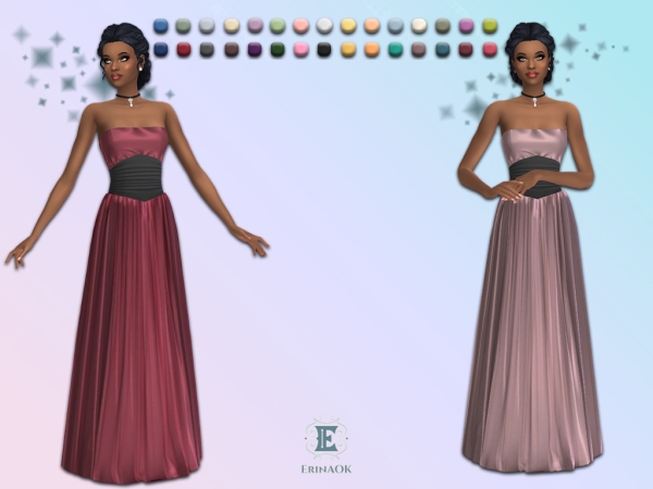 Mix ErinAOK Womens Gown 042926 by KeyCamz - The Sims 4 Custom Content