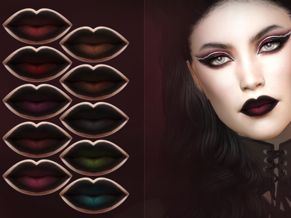 Alpha Virelle Lipstick - The Sims 4 Custom Content