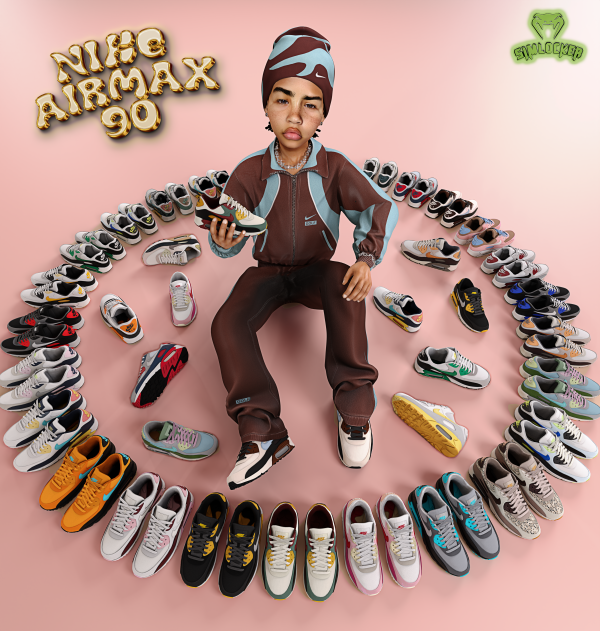 Alpha Nike Air Max 90 by simsfinds - The Sims 4 Custom Content