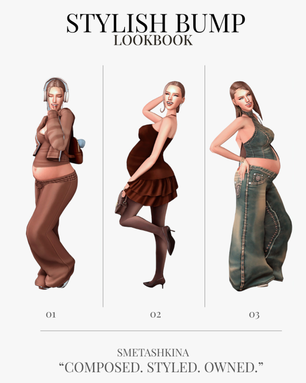 Mix STYLISH BUMP lookbook by simsfinds - The Sims 4 Custom Content