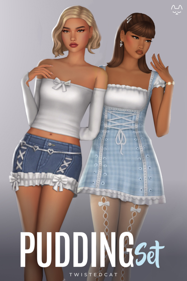 Maxis Match Pudding Set by simsfinds - The Sims 4 Custom Content