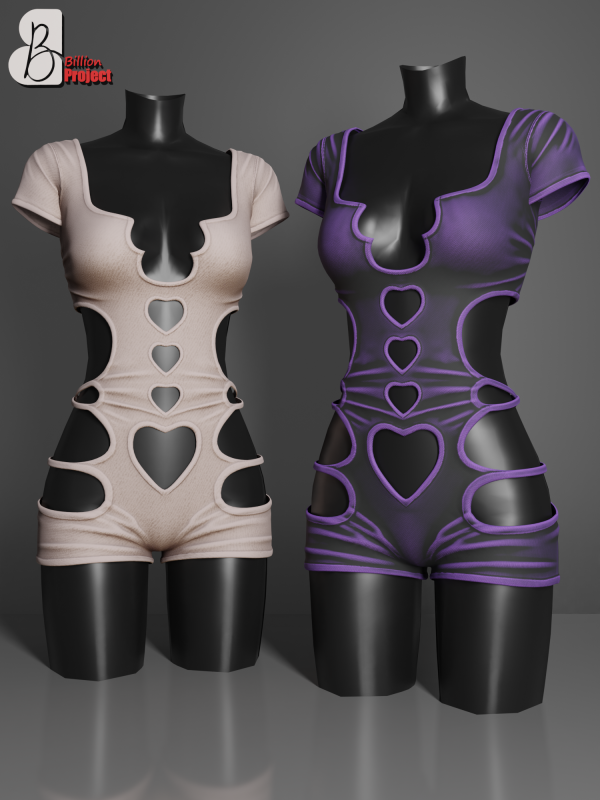 Alpha BillionProject Erika Jumsuit by billion_project666 - The Sims 4 Custom Content