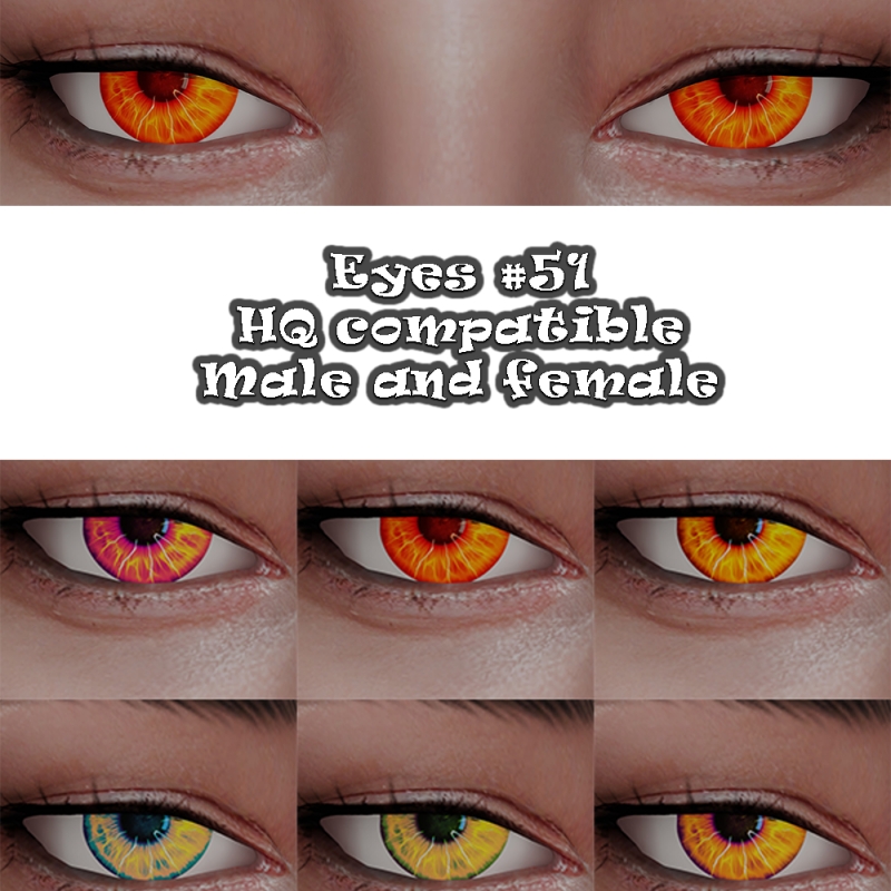 Alpha Eyes 51 by simmer_creator - The Sims 4 Custom Content