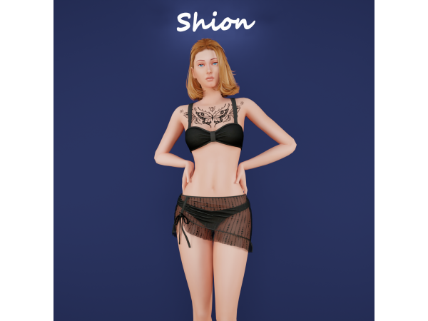 Alpha Shion Viola Forest Fern Set - The Sims 4 Custom Content