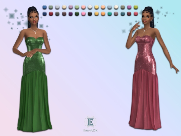Mix ErinAOK Womens Gown 043026 - The Sims 4 Custom Content