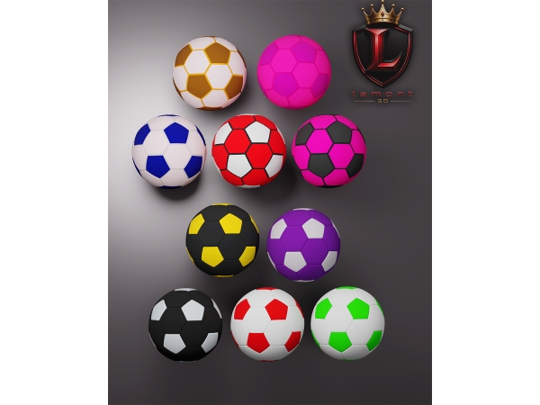 Mix soccer balls - The Sims 4 Custom Content