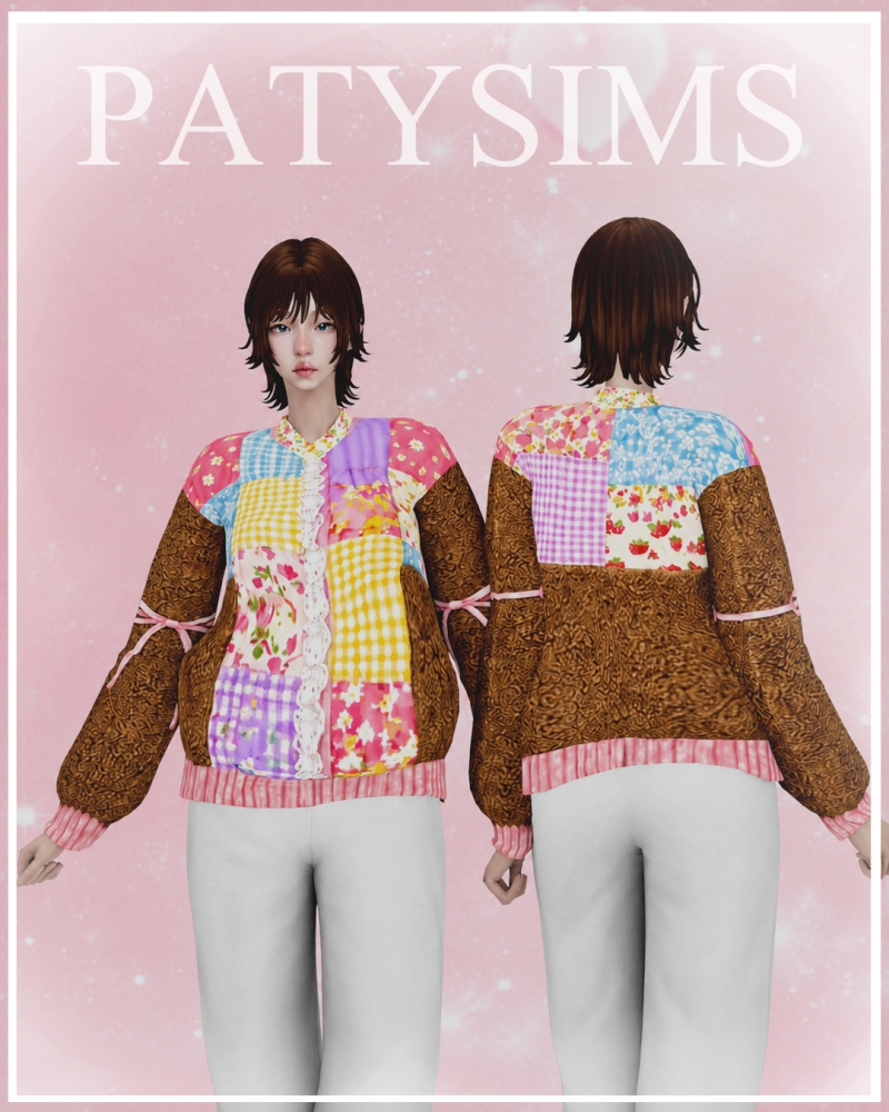 Mix Casaco pelinho PATYSIMS by patysims - The Sims 4 Custom Content