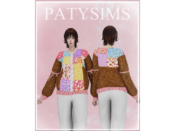 Mix Casaco pelinho PATYSIMS - The Sims 4 Custom Content