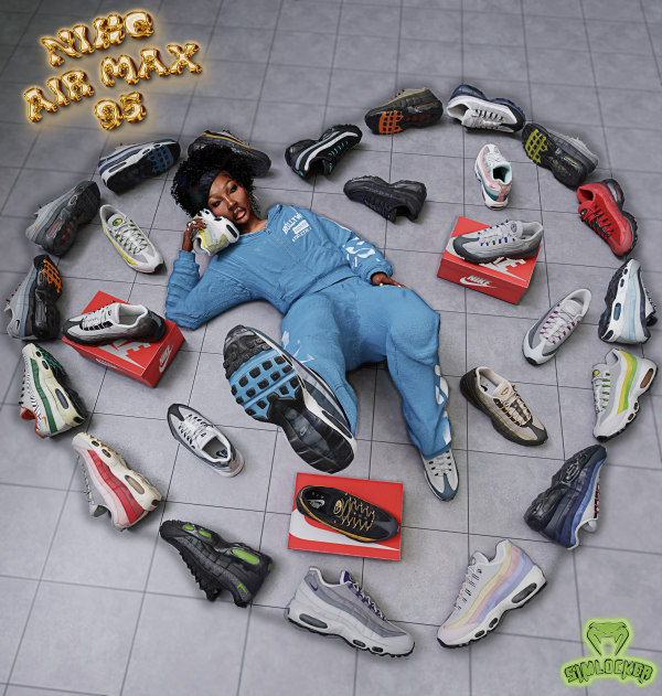Alpha Nike Air Max 95 by simsfinds - The Sims 4 Custom Content