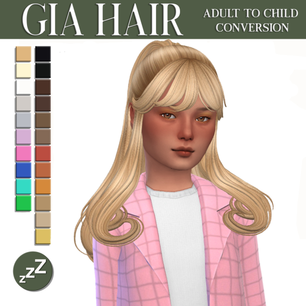Maxis Match GLOOMYGEEK HAIR CONVERSIONS by simsfinds - The Sims 4 Custom Content