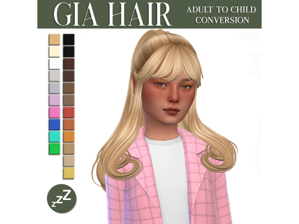 Maxis Match GLOOMYGEEK HAIR CONVERSIONS by sleepyz - The Sims 4 Custom Content