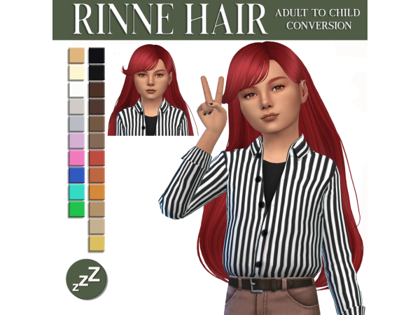 Maxis Match GLOOMYGEEK HAIR CONVERSIONS by sleepyz - The Sims 4 Custom Content