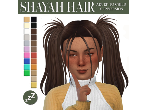 Maxis Match GLOOMYGEEK HAIR CONVERSIONS by sleepyz - The Sims 4 Custom Content