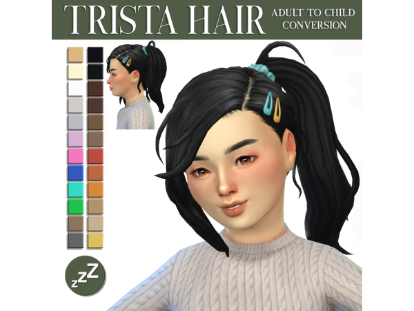 Maxis Match MARSOSIMS HAIR CONVERSIONS by sleepyz - The Sims 4 Custom Content