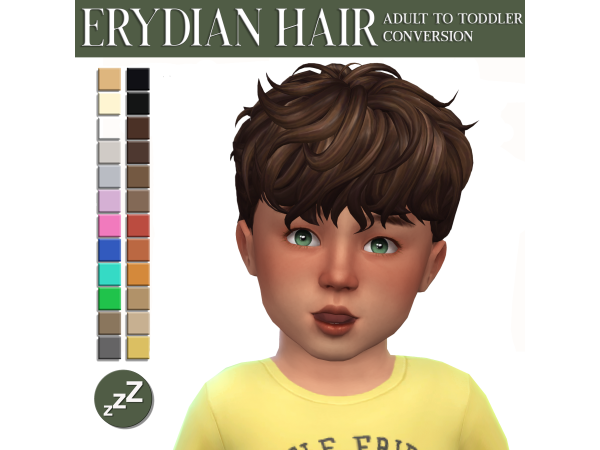 Maxis Match JohnnySims hair conversions by sleepyz - The Sims 4 Custom Content