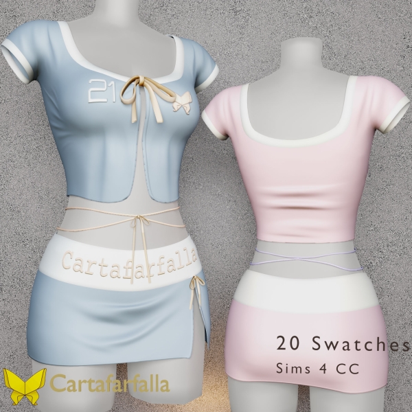 Alpha Cartafarfalla Sorelle by cartafarfalla - The Sims 4 Custom Content