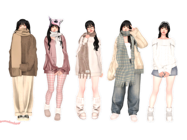 Alpha a lot of ppl asked so heres the links by bunnimiow - The Sims 4 Custom Content
