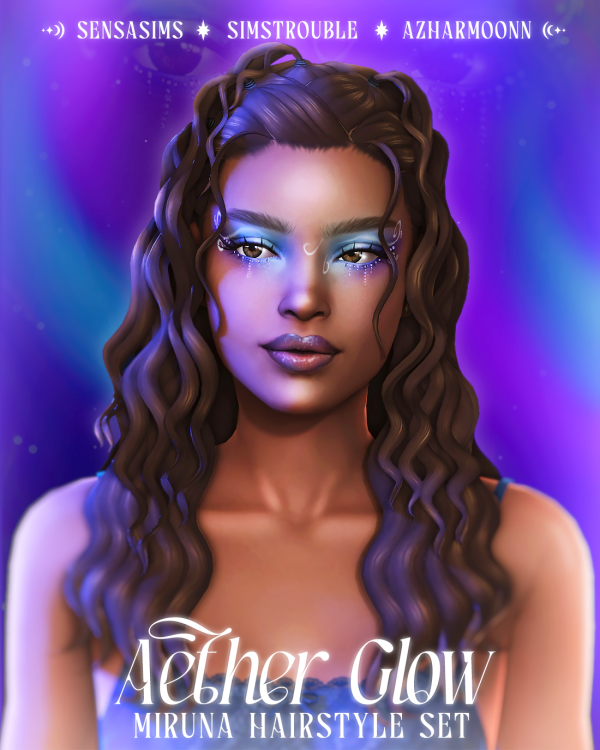 Maxis Match Aether Glow Collection Sensasims Simstrouble Azharmoonn by simsfinds - The Sims 4 Custom Content