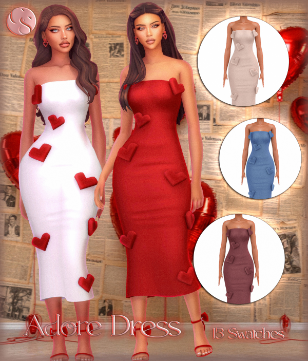 Maxis Match CAMUFLAJE Cupid's Closet Collection by simsfinds - The Sims 4 Custom Content