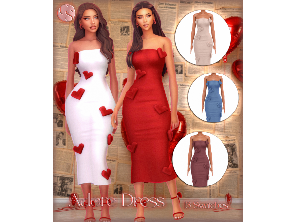 Maxis Match CAMUFLAJE Cupid's Closet Collection - The Sims 4 Custom Content