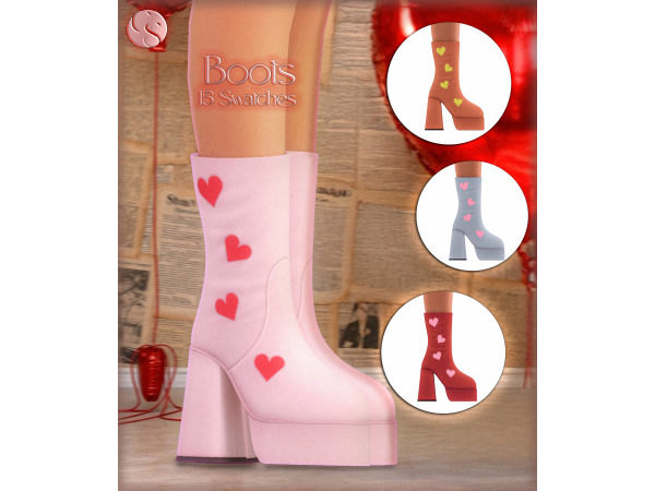 Maxis Match CAMUFLAJE Cupid's Closet Collection - The Sims 4 Custom Content