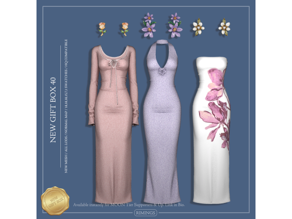 Alpha NEW GIFT BOX 40 by RIMINGs - The Sims 4 Custom Content