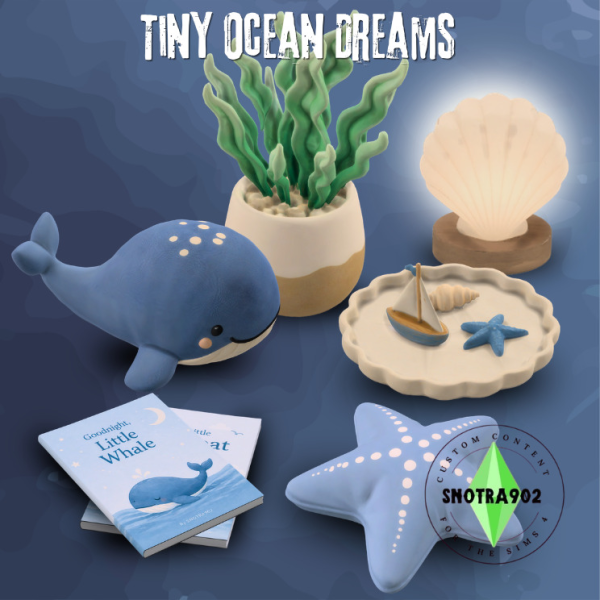 Maxis Match Tiny Ocean Dreams by simsfinds - The Sims 4 Custom Content