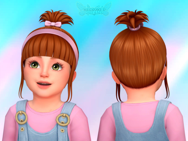 Maxis Match Agnes's Hair Hair Accessory Colors - The Sims 4 Custom Content