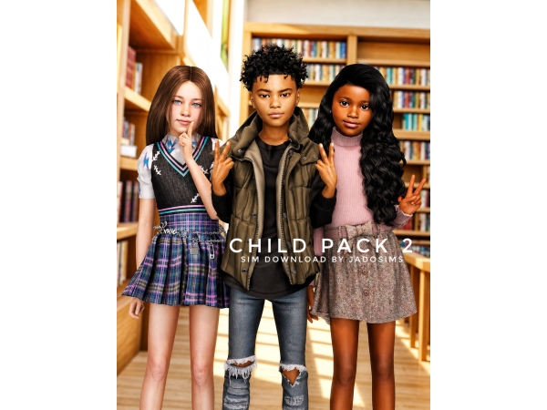 Alpha Child Pack 2 (Sim Download) - The Sims 4 Custom Content