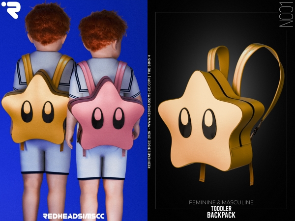 Alpha PU BACKPACK N001 - The Sims 4 Custom Content