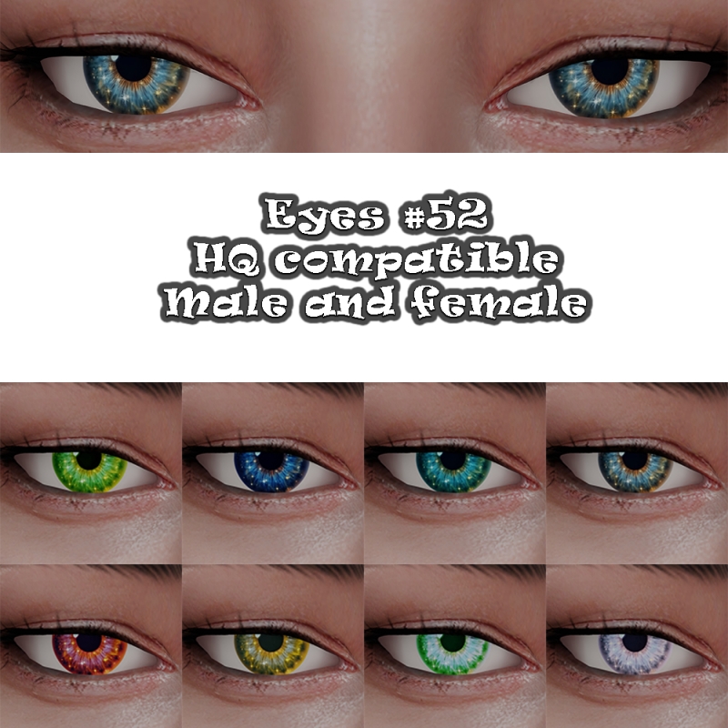 Alpha Eyes 52 by simmer_creator - The Sims 4 Custom Content
