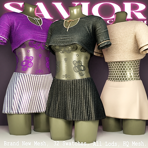 Alpha Svr_Tifany Kejora Outfit by saviorts4 - The Sims 4 Custom Content