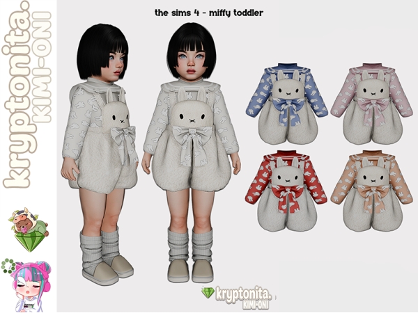 Mix miffy toddler - The Sims 4 Custom Content