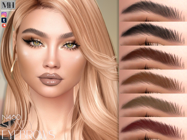 Alpha Sidney Eyebrows - The Sims 4 Custom Content