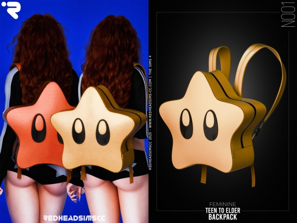 Alpha AF BACKPACK N001 - The Sims 4 Custom Content