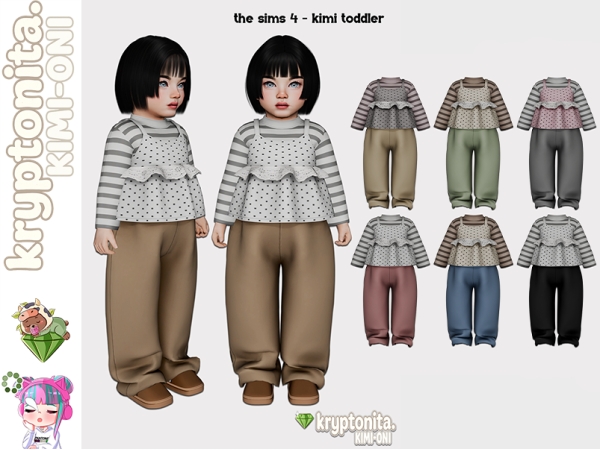 Mix kimi toddler - The Sims 4 Custom Content