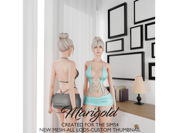 Alpha MARIGOLD TS4_AMOURA - The Sims 4 Custom Content