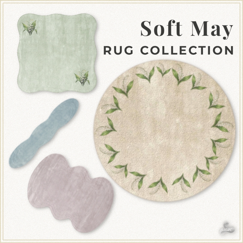Maxis Match Soft May Rug Collection by mde - The Sims 4 Custom Content