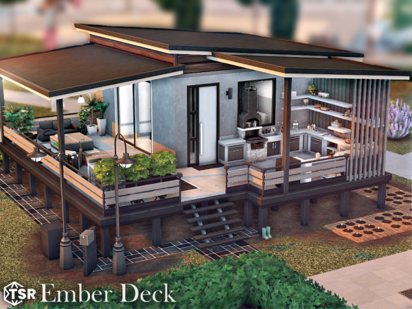 Maxis Match Ember Deck l noCC - The Sims 4 Custom Content