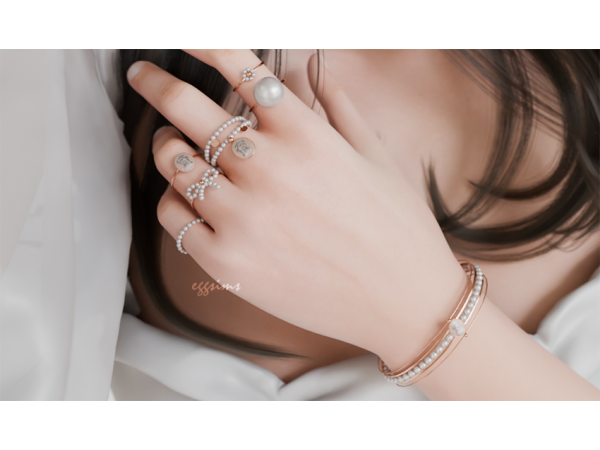 Alpha Lovely bride Acc set by eggsims - The Sims 4 Custom Content
