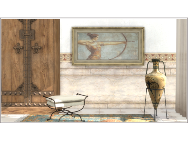 Alpha Galatea TV Art - The Sims 4 Custom Content