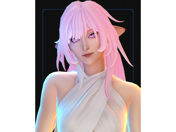 Maxis Match Cyrene hair by Raccoonium - The Sims 4 Custom Content