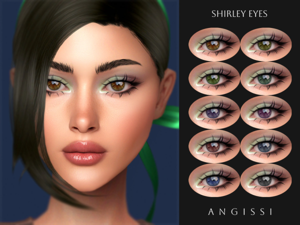 Alpha Shirley Eyes by ANGISSI - The Sims 4 Custom Content