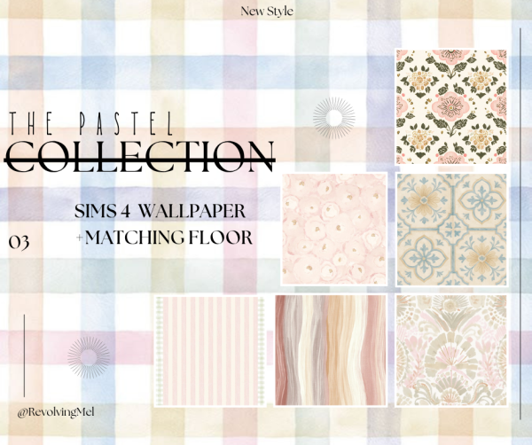 Mix The Pastel Collection by simsfinds - The Sims 4 Custom Content